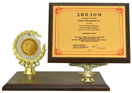 Winner of the professional skills competition among young specialists of construction organizations in the city of Moscow in the field of design